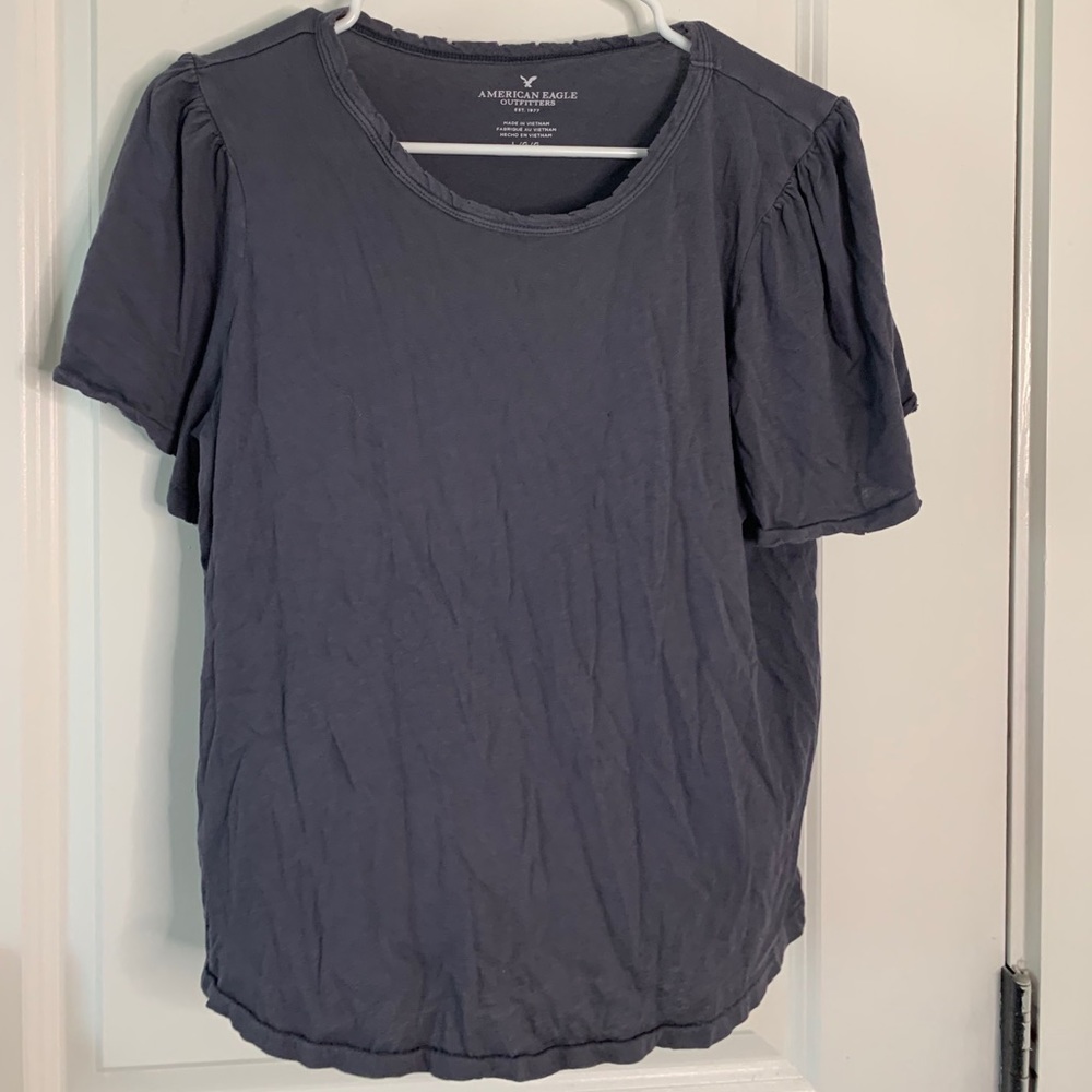 American Eagle Puff Sleeve Tee